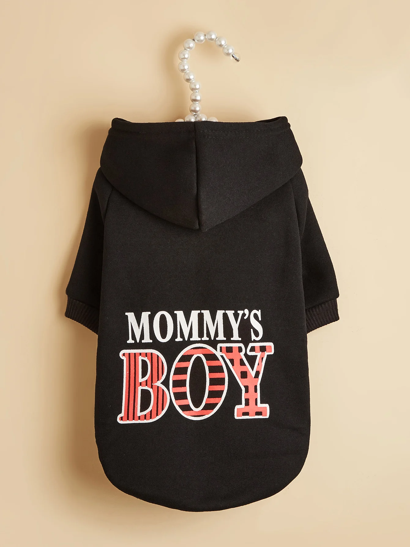 Pet Clothes for Dog Cat Puppy Hoodies Coat MOMMY\'S BOY Sweatshirt Dog Outfits for Small Medium Dog Cat