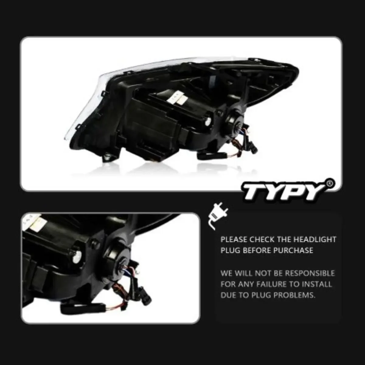 

Auto Accessories Car For Toyota Prado LC250 Headlight2024-2025 Modified to New DRL Dynamic Turn Signal LED Headlight