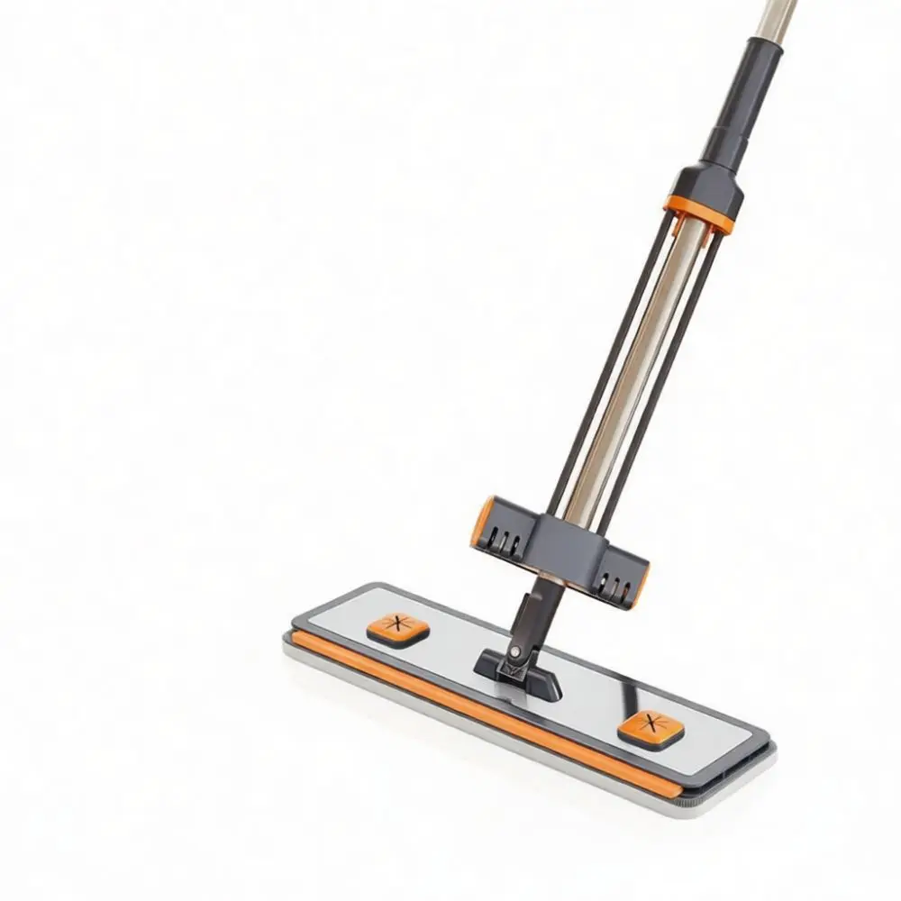 Advanced Self Wringing Flat Mop Floor Cleaner Hands Free Operation Microfiber Pads Home Essential Tool For Daily Use