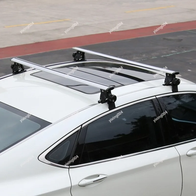 Car Roof Rack Cross Bars, Aluminum Roof Mount Bracket for Vehicle Luggage Storage