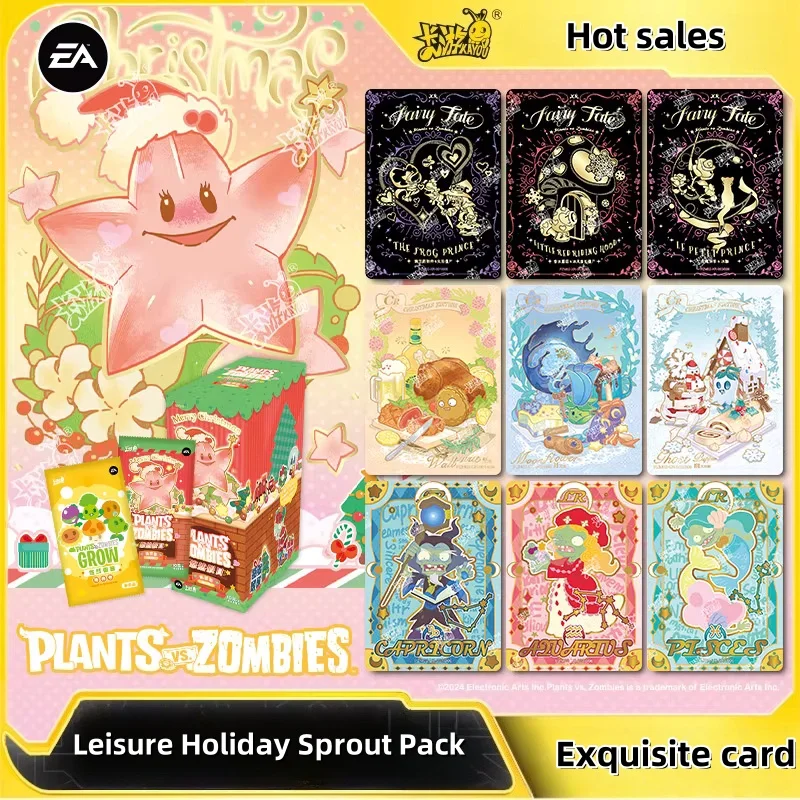 

KAYOU натуральные растения против. Зомби неторопливая праздничная серия, коллекция карточных игр, периферийные милые детские популярные игрушки, подарочная карта