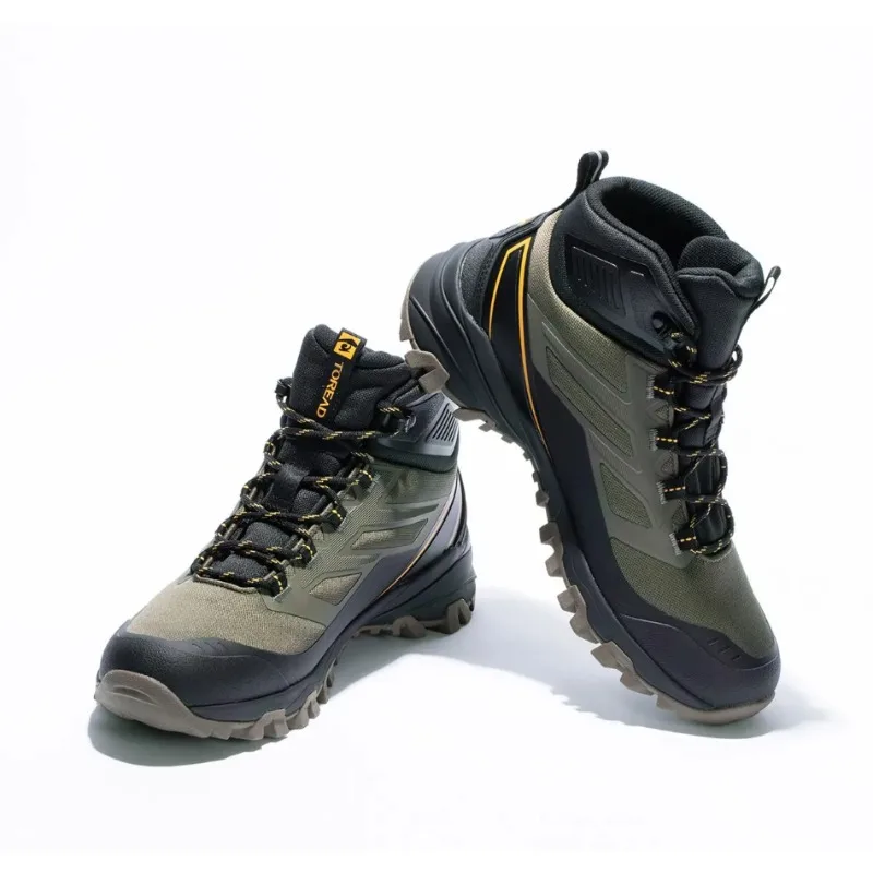 Genuine High-top Hiking Shoes, Hiking Outdoor Sports, Shock-resistant, Wear-resistant, Water-resistant and Breathable