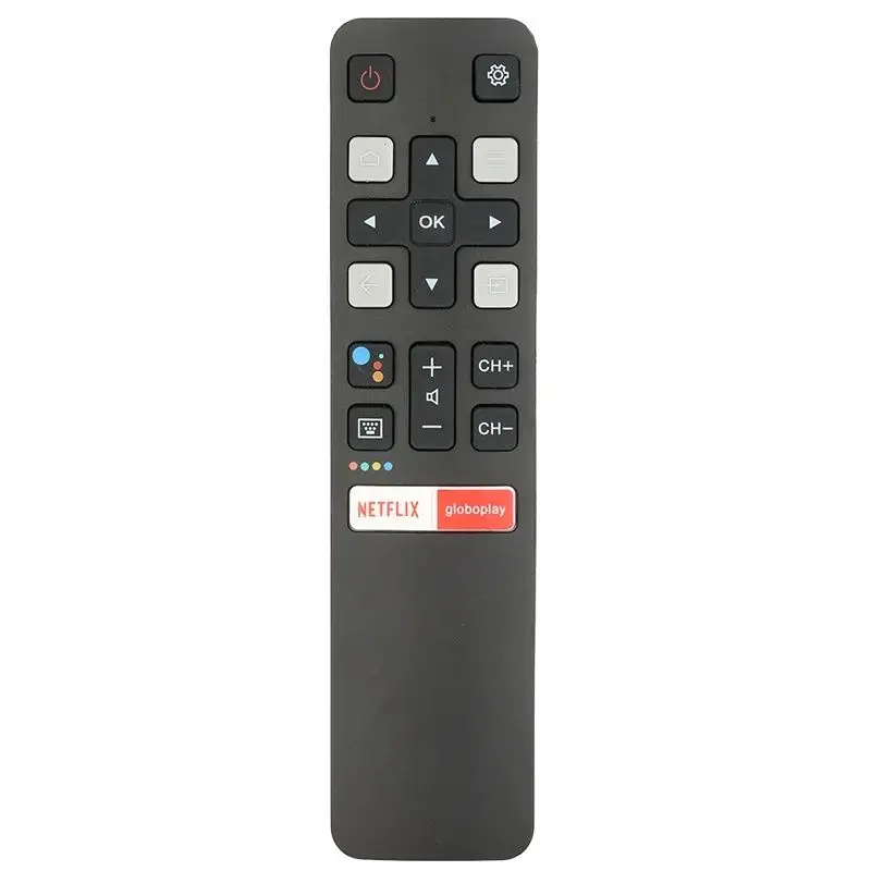 

RC802V FLR1 IR For TCL Remote Control Replacement With NETFLIX globoplay Buttons(NO Voice Function), For TCL TV 55P8 50P8S 55P8S