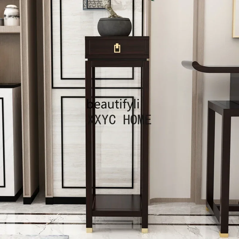 Altare in legno massello Altare domestico Tavolo da bar per incenso Sala centrale Corridoio in stile moderno Armadietto per il culto di Dio