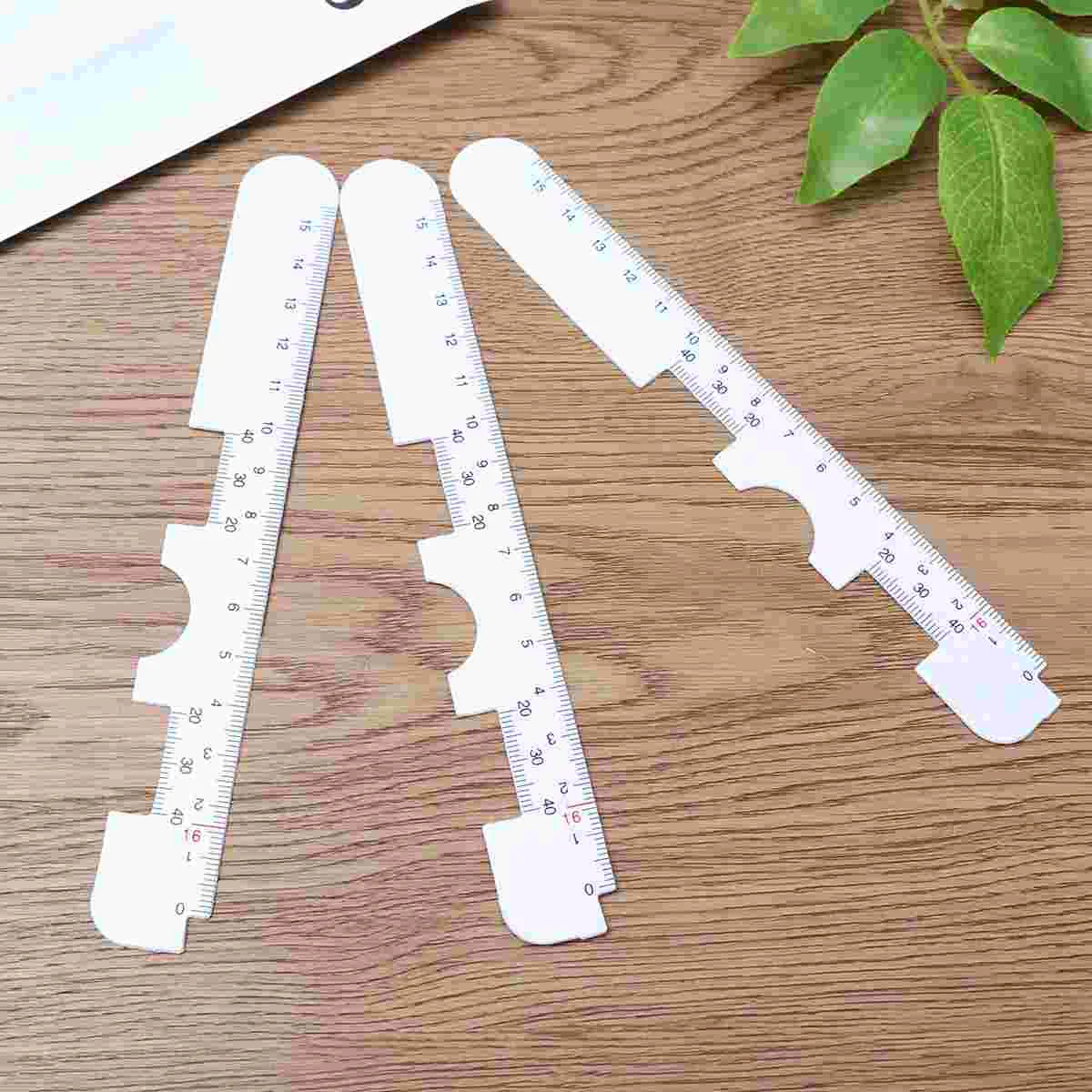 10 Pcs Pupil Distance Measuring Ruler Eye Ophthalmic Tool Glasses Scale PD Slide