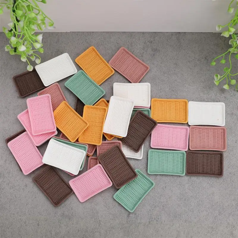 Ensemble de cuisine Miniature pour maison de poupée, 10 pièces, couverts de Simulation, assiette à pain et modèle de plat à Dessert, accessoires pour maison de poupée