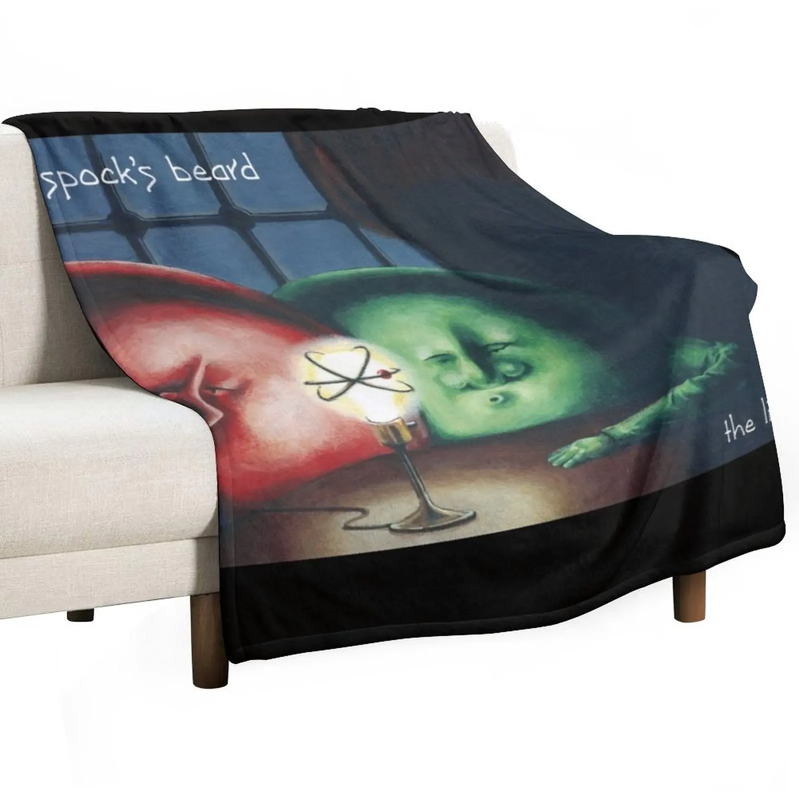 Spock's Beard The Light front cover art Throw Blanket Comforter Tourist Blankets