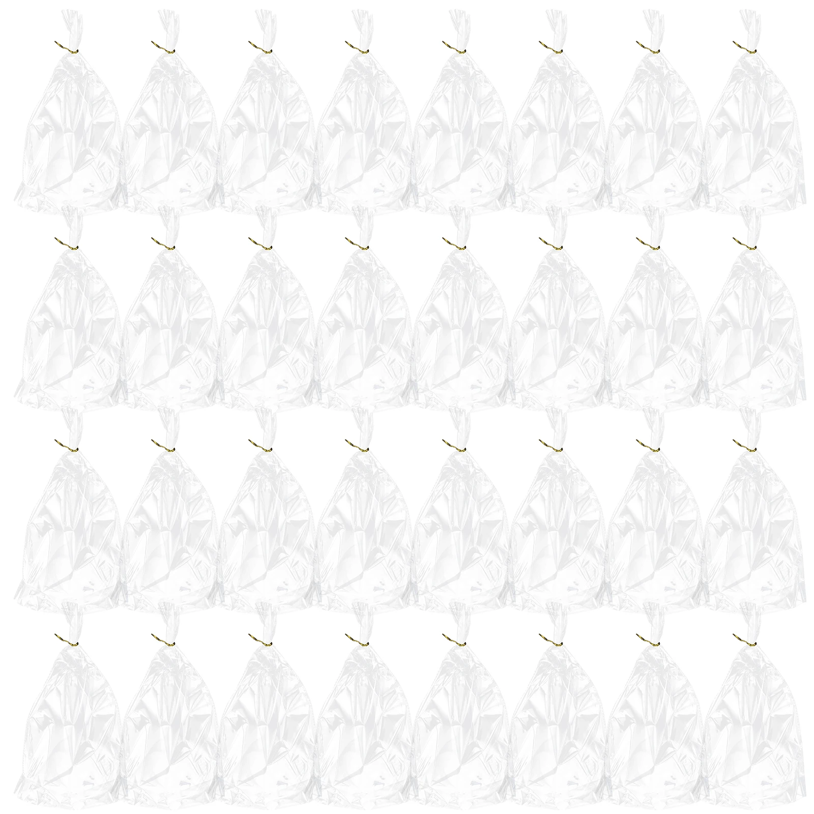 

100 Pcs Transparent Soap Bag Storage Gift Packing Clear Plastic Various Objects Spacious Capacity Everyday Use Bath Supplies