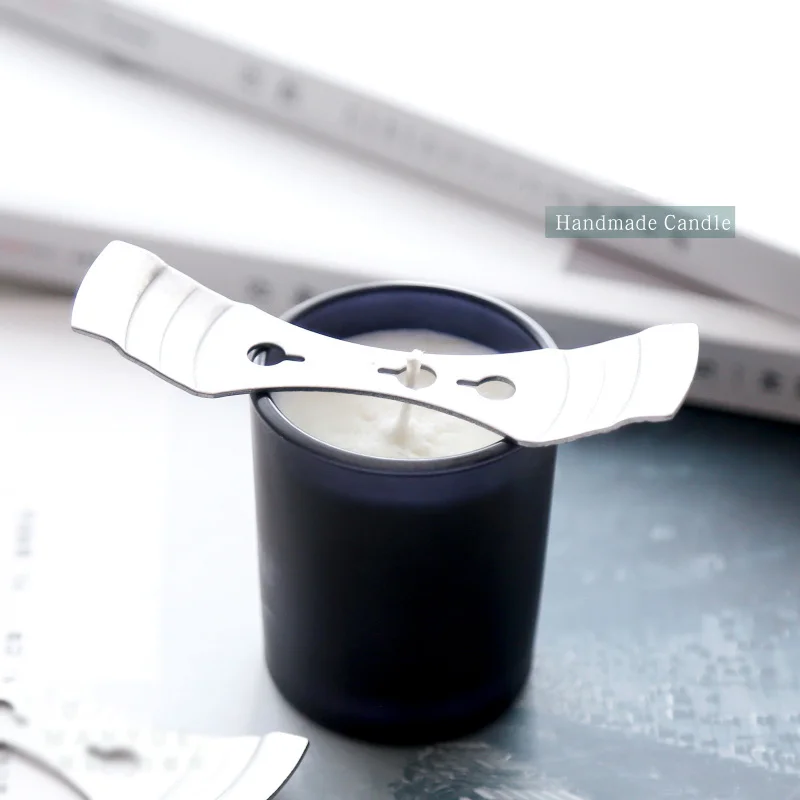 10/20Pcs Metal Candle Wicks Holder Centering Device DIY Candle Making Kit Melt Core Auxiliary Tool Wick Fixer Securing clip