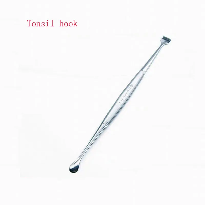 Tonsil hook, single head, double head, with ion stripping medical surgical instruments