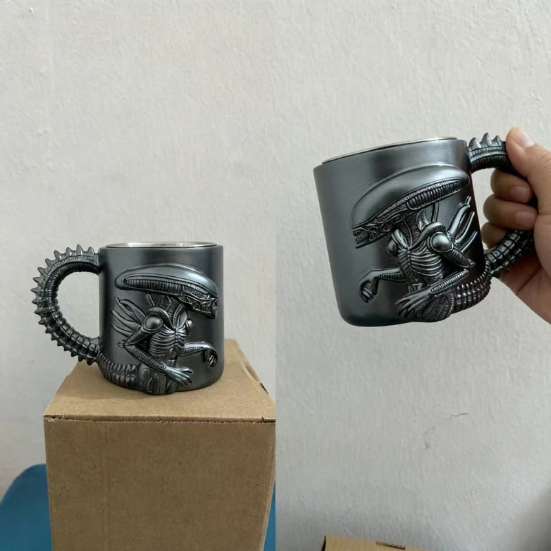 1PC New Xenomorph Mug 3D Flat Heat Transfer Alien Coffee Cup for Home And  Office - AliExpress 15