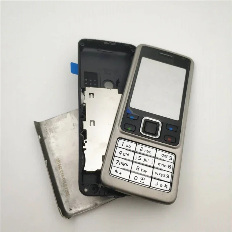 For Nokia 6300 Full Complete Mobile Phone Housing Cover Frame Battery Back cover   English Keypad