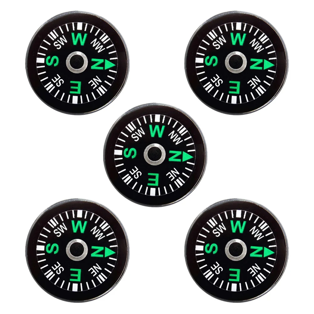 5 X Button Compass Hiking Backpacks Filling for Outdoor Travel Waterproof Traveling