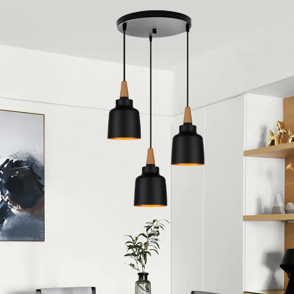 Vintage Pendant Light Retro Loft Pendant Lamp Retro Hanging Lamp Lampshade for Kitchen Dining Living Room Bedroom Home Lighting