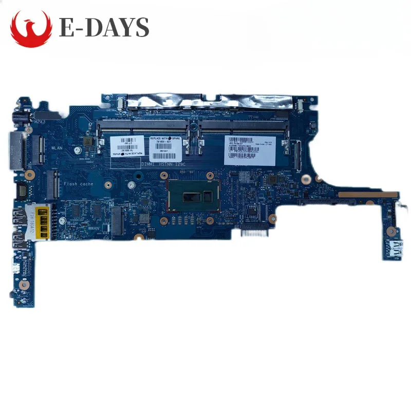 For HP ELITEBOOK 820 G2 Laptop Motherboard 6050A2635701 Mainboard CPU I7-5600U UMA 100% Tested Okhigh Quality