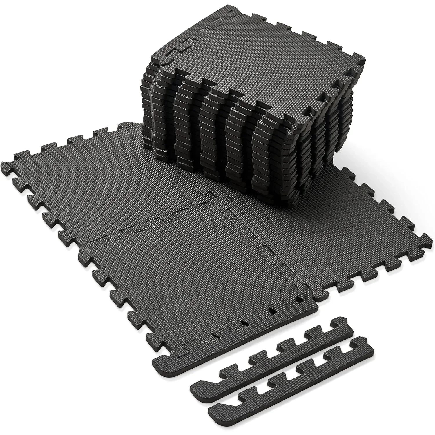Paquete de 18 alfombrillas de costura para Fitness en casa, alfombra antideslizante entrelazada para azulejos de suelo B1, Material ignífugo, estera de Fitness suave sin BPA