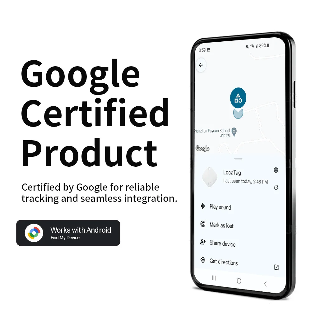 2 / 4 Pack Bluetooth GPS Tracker for Android Devices Tag Work With Google Find Hub  Key Finder Pet Smart Tag for Xiaomi Samsung