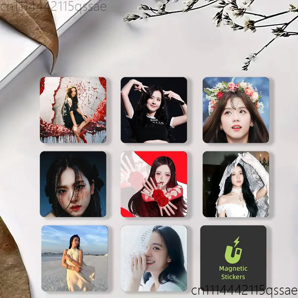 J-Jisoo CLiCK Refrigerator Magnet Creative Kitchen Home Decoration Soft Magnetic Decor Festival Gifts Multi Scene Use