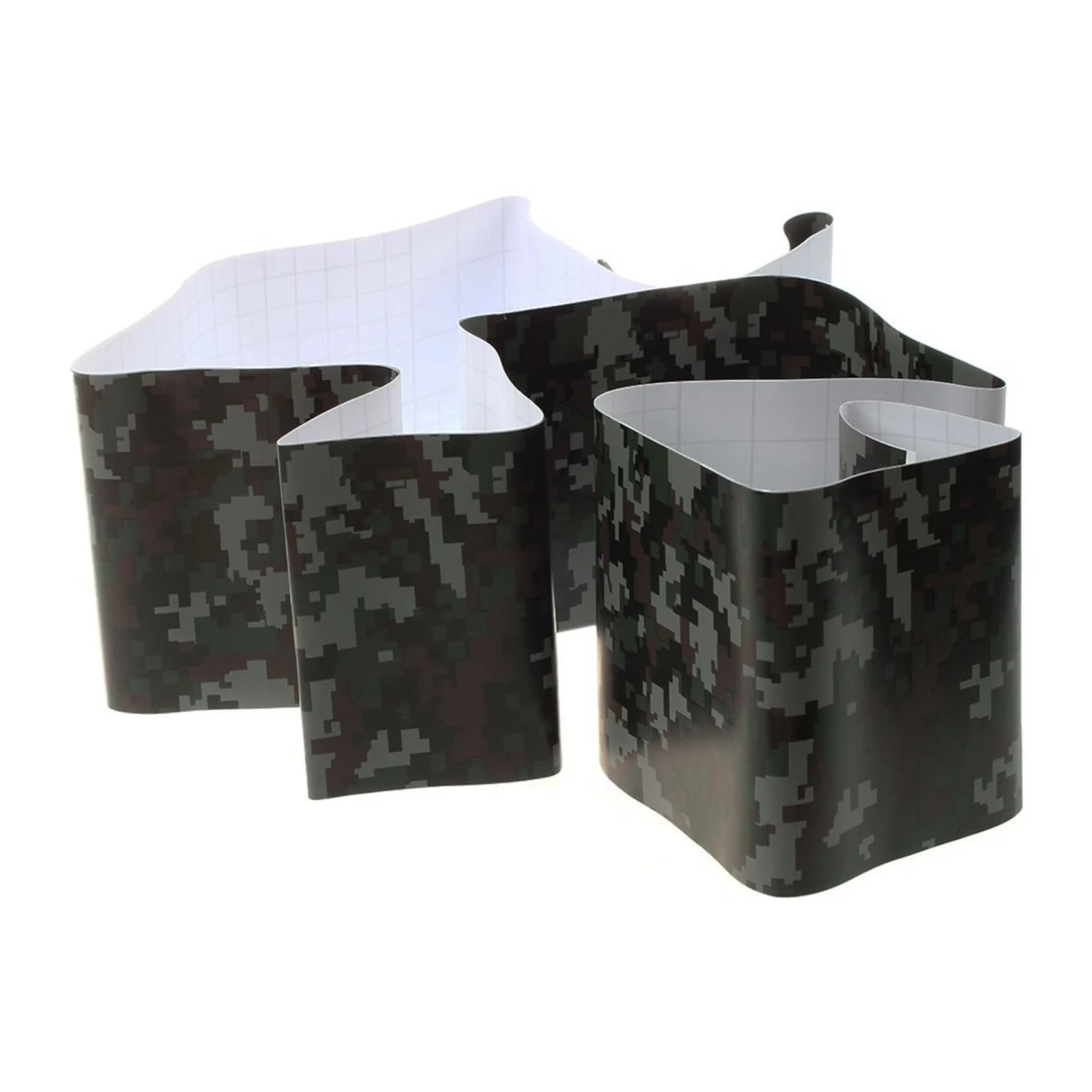 

2 Roll Camo Car Sticker Carbon Fiber Motorcycle PVC Vinyl Army Sticker CAMO Woodland Camouflage Sticker