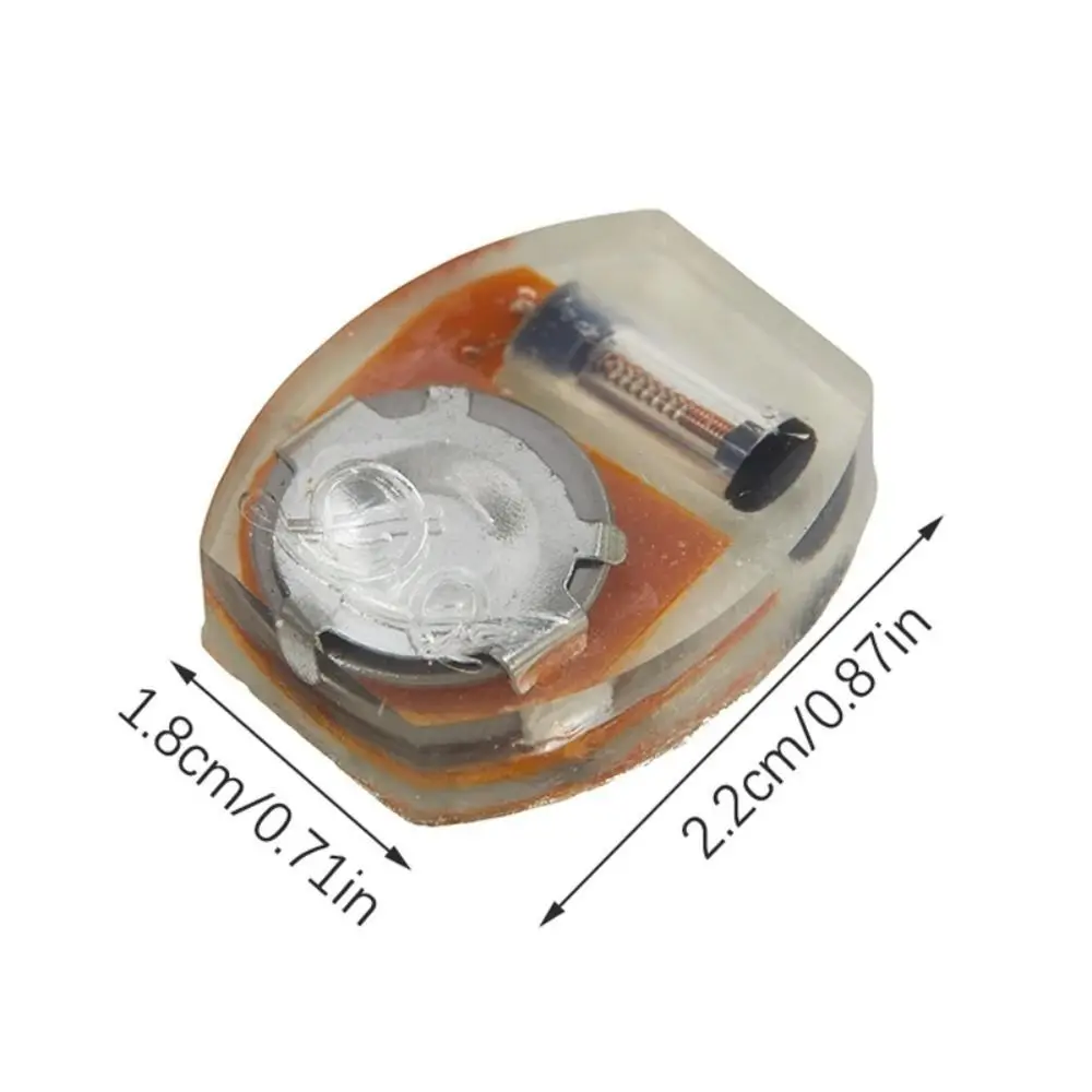 10Pcs Sandal Accessories Plastic LED Shoe Light Miniature Luminous Movement Electronics Lamp Glowing Hole Shoes Lamp Woman Men