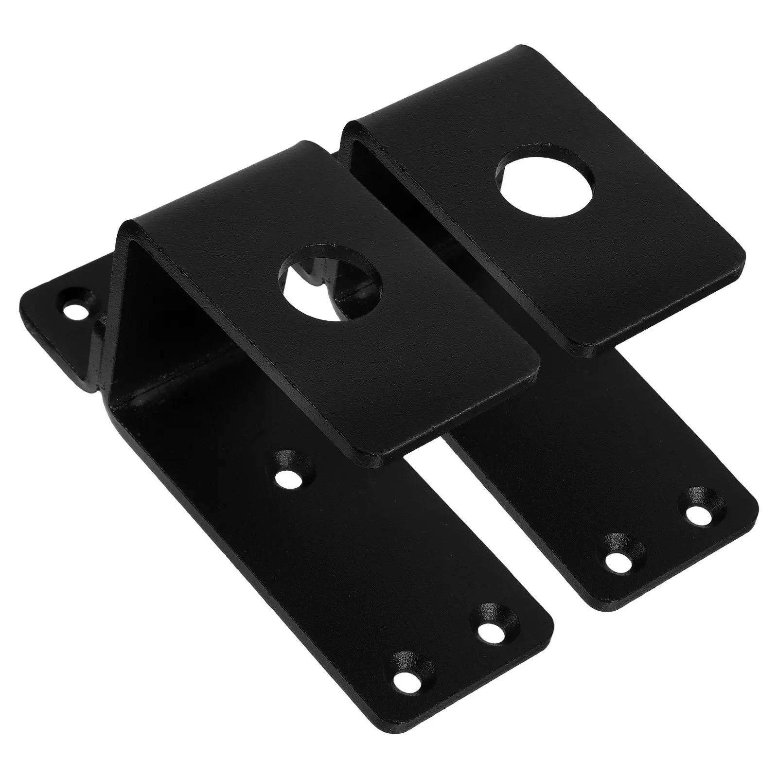 

Комплект усиленных кронштейнов для дверных барьеров, металлический держатель для штанг, откидной замок-защелка для дома, квартиры, гаража, ворот