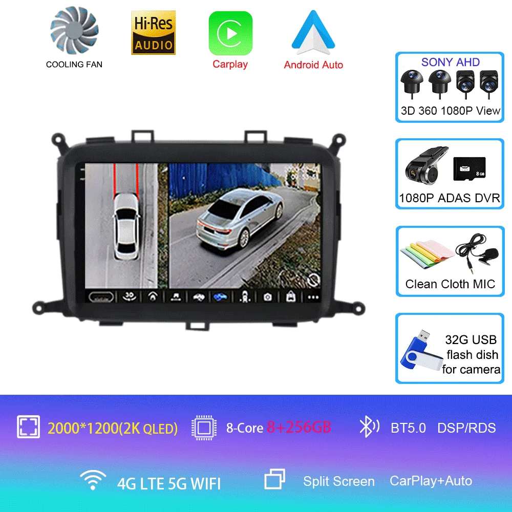 Variant: 8G 256G DVR 360 2K