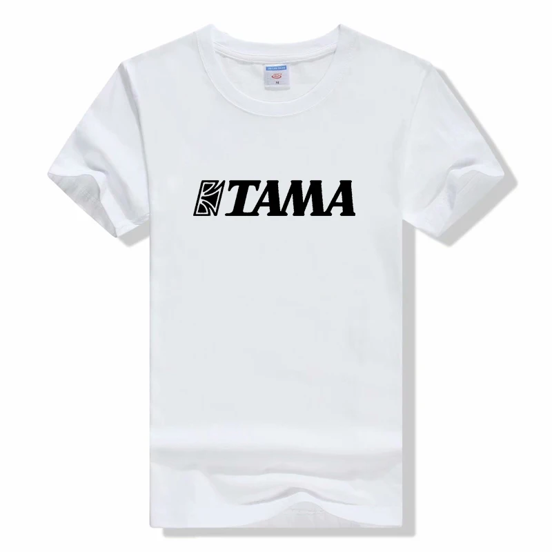 Men Printed Tama T Shirt New Cool Printed Drums T-shirts Men O-neck Short Sleeve Cotton Music T-shirts