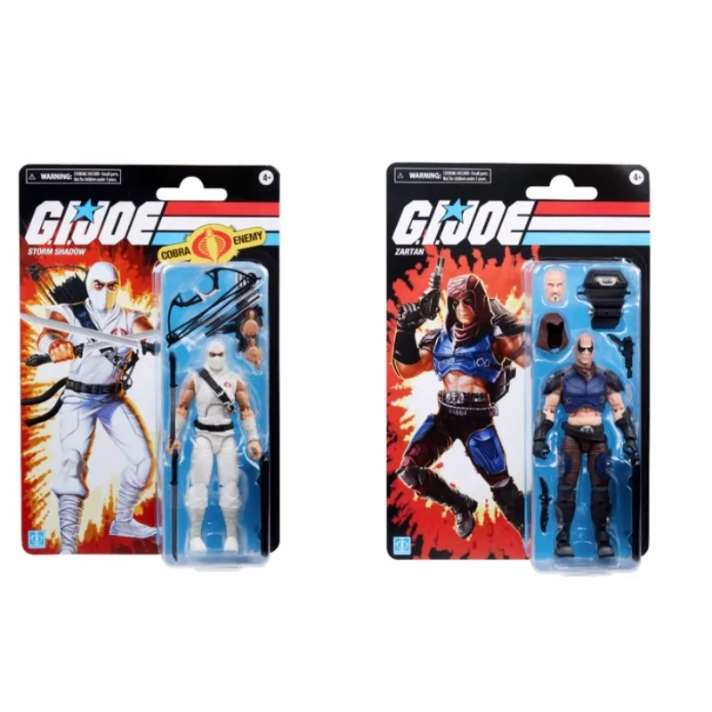 

Hasbro G.I.Joe Special Forces Reproduction Hanging Card STORM SHADOW ZARTAN 6-inch Moving Doll Figures Model Toy Gift