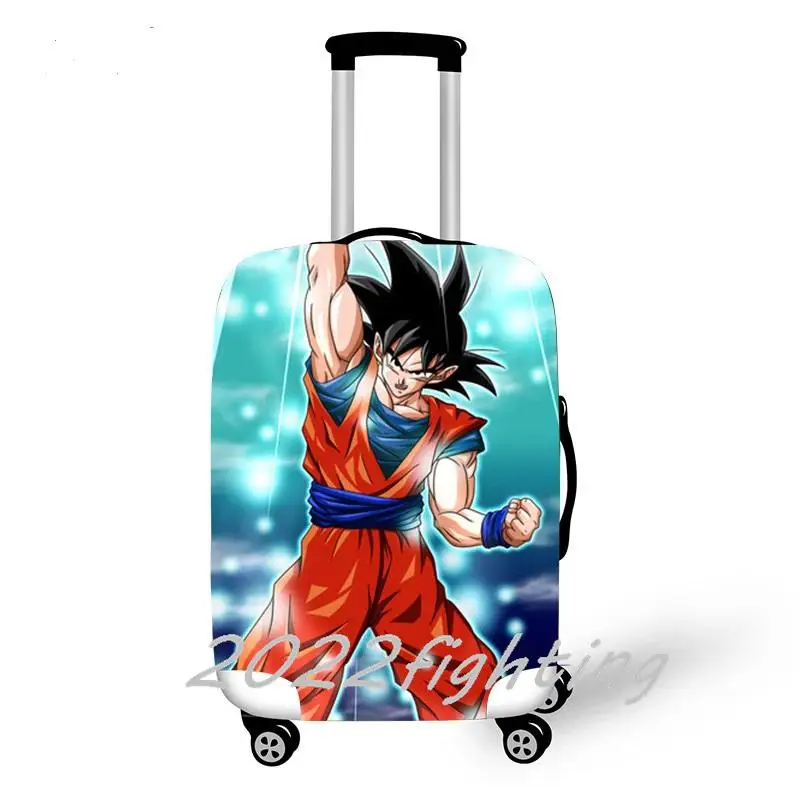 Anime Dragon Ball Luggage Protective Cover Travel Accessories Saiyan Goku Vegeta Elastic Anti-dust Suitcase Cover For 18-32 Inch