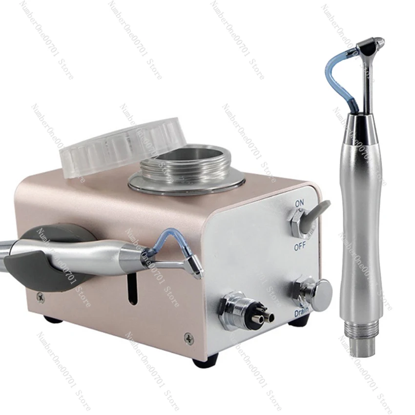 Air Water Prophy Polishing Sandblasting Machine, Dental Lab Cleaning, Water Vapor Separation