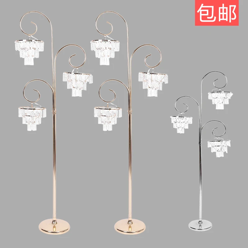 

Wedding props Crystal street light European wedding hall ice bar road guide Stage decoration ornament ice block road guide