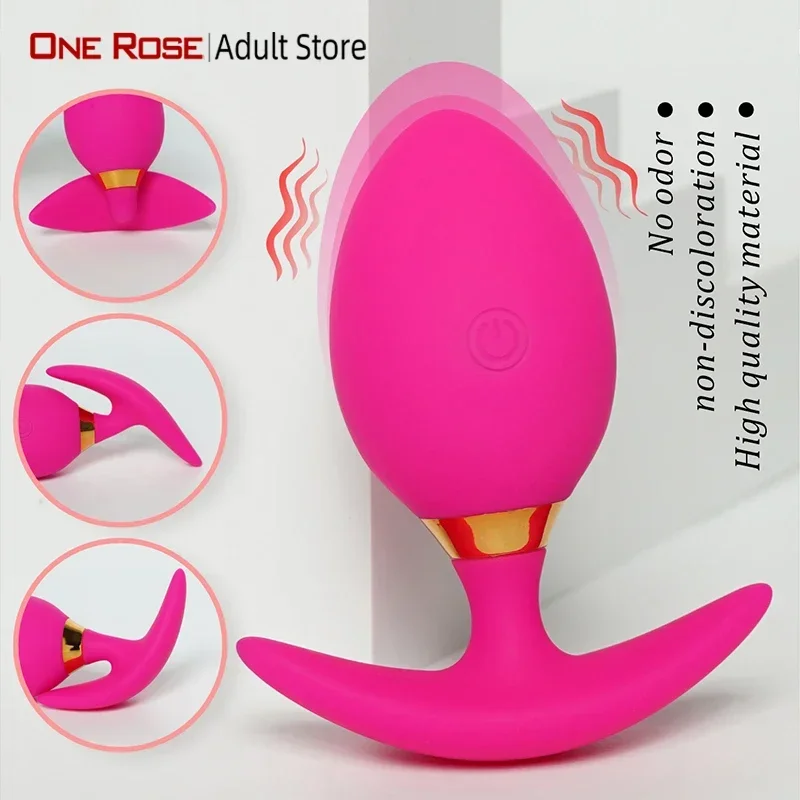 Anal Plug Vibrator 10 Speeds Butt Plug Prostate Vibrating Massager APP Remote Control Female Masturbator Sex Toys for Women Men