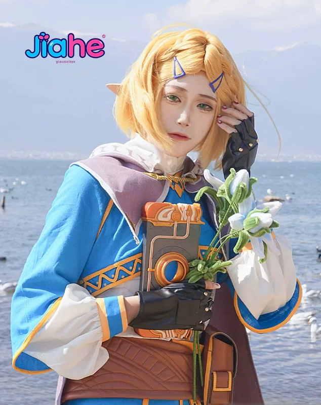 Disfraz de princesa Zelda, disfraz de Zelda Tears of the Kingdom, uniformes de fantasía para mujer, capas, guantes, uniformes para fiesta de Halloween