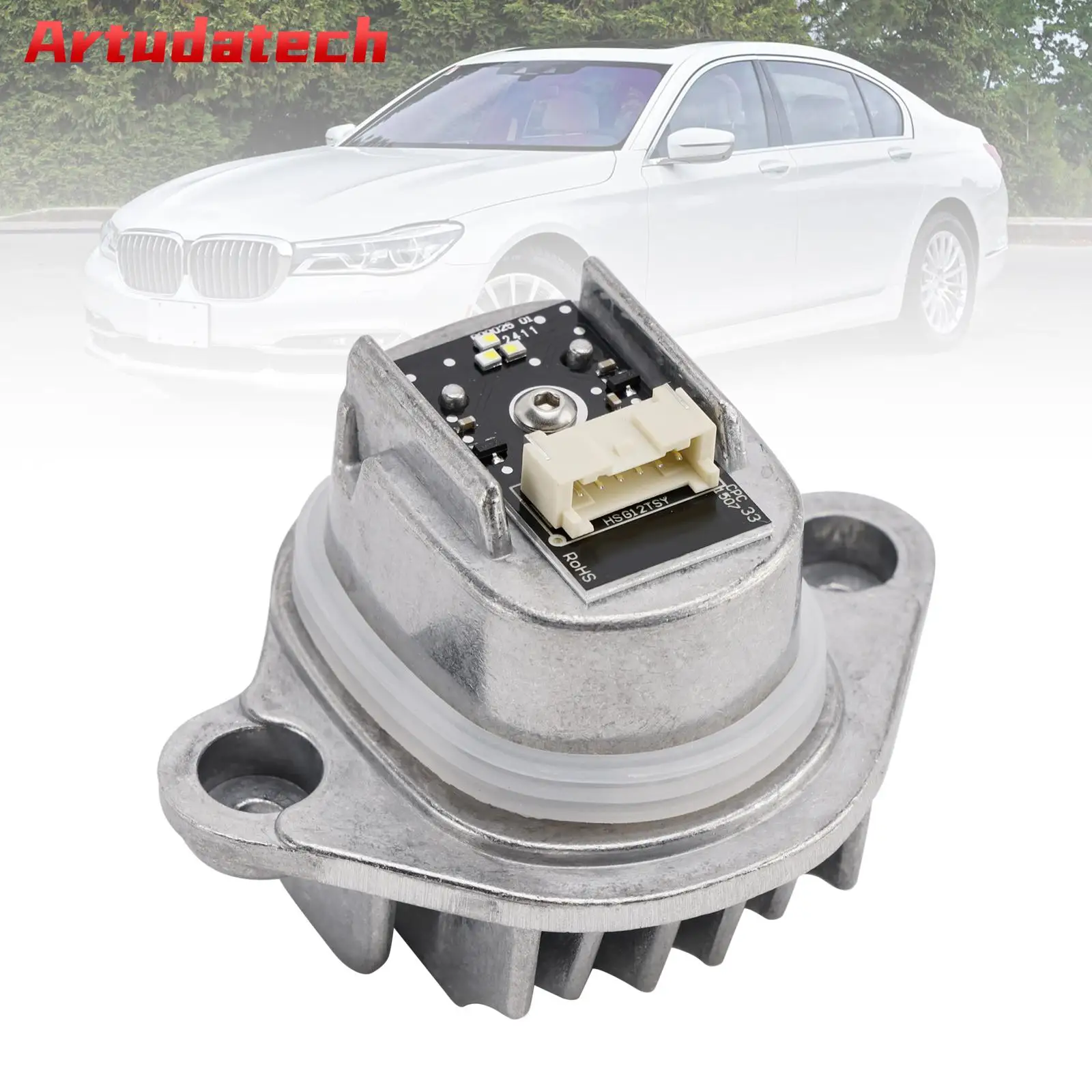 

Artudatech LED Angel Eyes DRL Light Module Control Unit 63117440360 For BMW 7 Series G12 Car Accessories