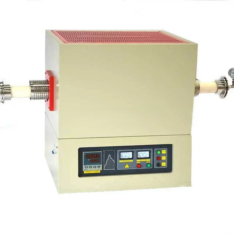 Laboratory Vacuum Heat Treatment Pyrolysis Tube Furnace XY-1600MT 110V High Temperature Resistance Sintering Furnace for Researc