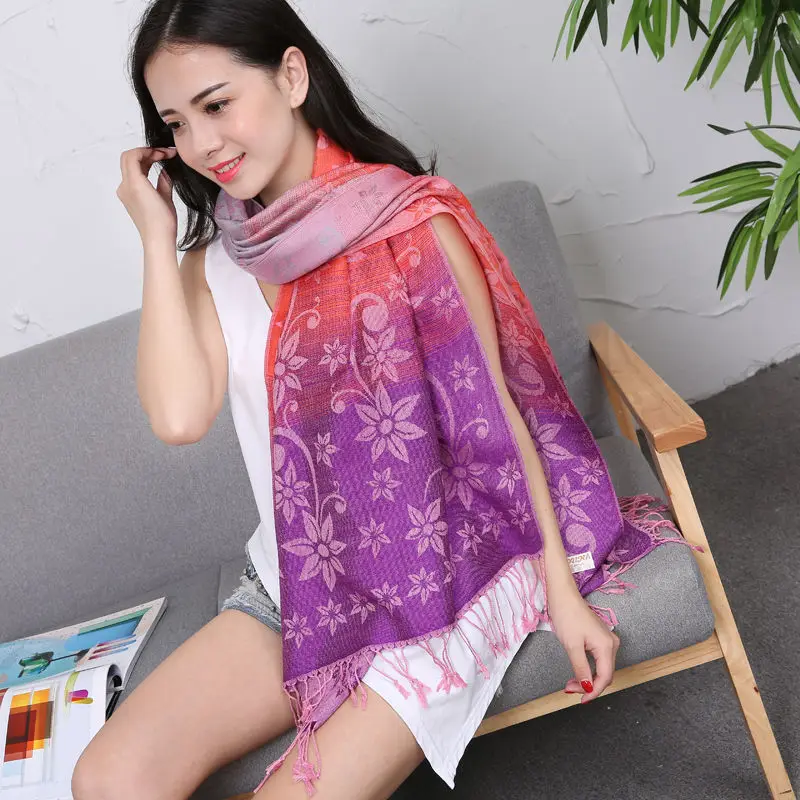 

Luxury Scarf Winter Warm Cashmere Women Long Bandana Pashmina Foulard Female Scarves Tassel Shawl And Wraps 2023Design