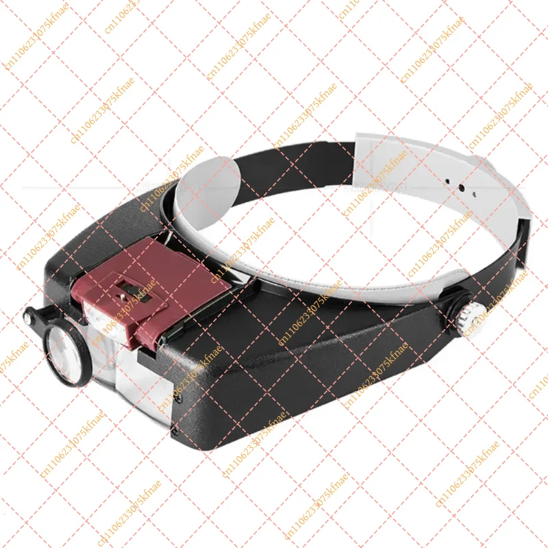 Professional Vision Tools: XMSJ 10X Illuminated Headset Magnifier (Adjustable Fit, Hands-Free Design)