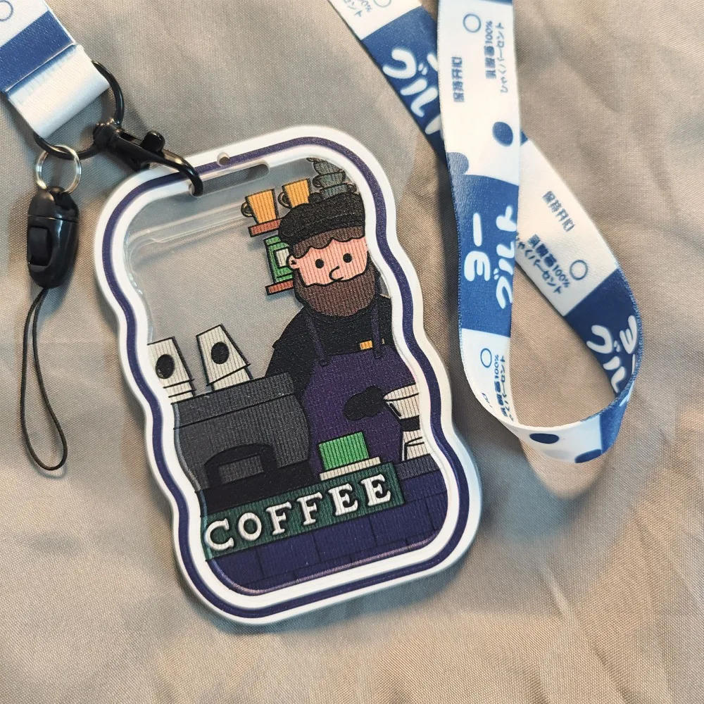 New Keychain Bus Card Case Transparent Photo Sleeves Photocard Holder Card Protector Transparent Card Holder Bus Card Storage