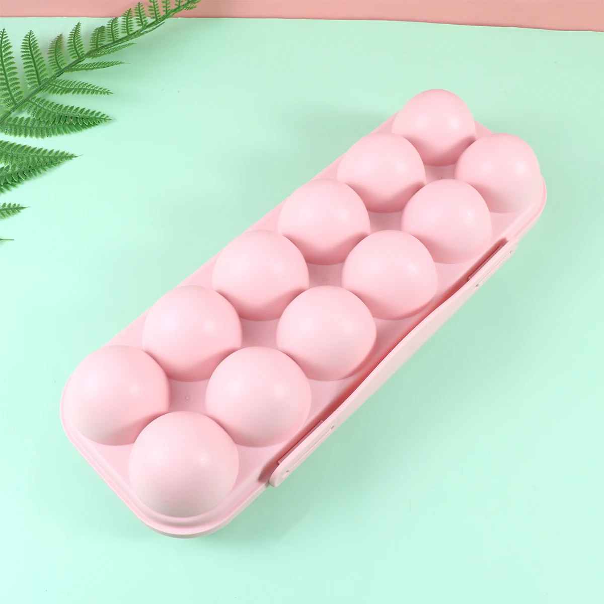 

2 Pcs Egg Storage Box Holder with Lid Containers for Fresh Eggs Tray Portable Shockproof Carrier Holders Refrigerator