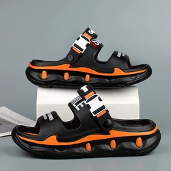 2025 New Men's Outdoor Sandals Slippers Beach Comfortable Thick Sole Clogs Men Casual Shoes Garden Shoes Men Women Beach Sandals