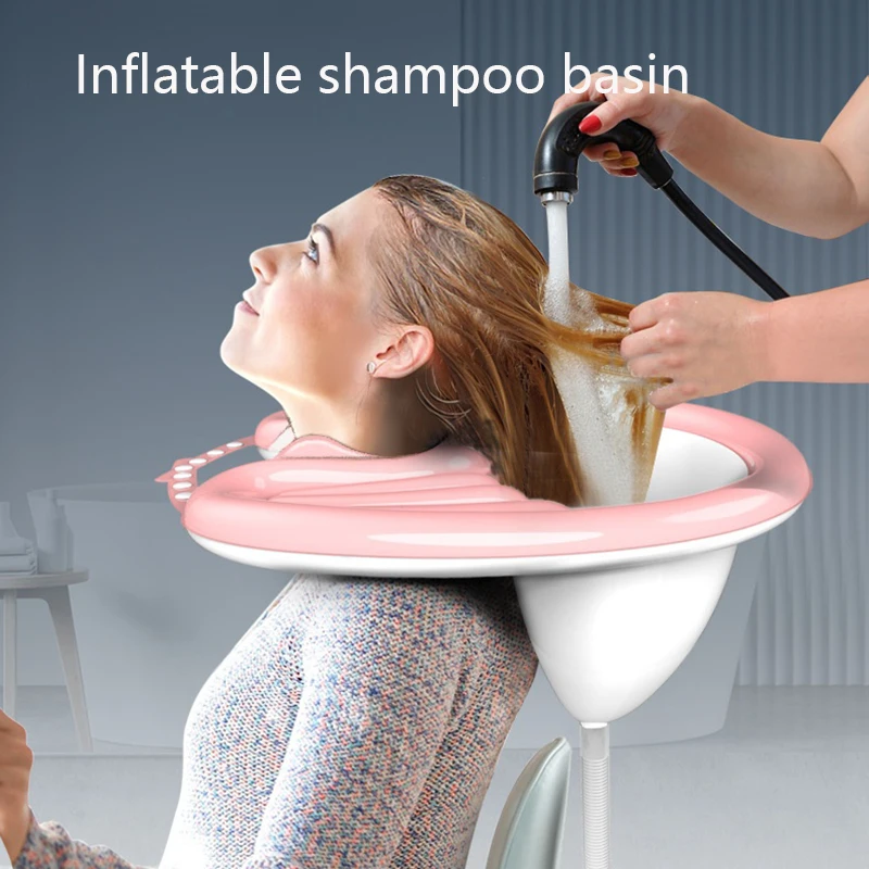 

1pc washbasin, portable shampoo basin, upside-down shampoo, home care basin, suitable for the elderly and pregnant women to wash