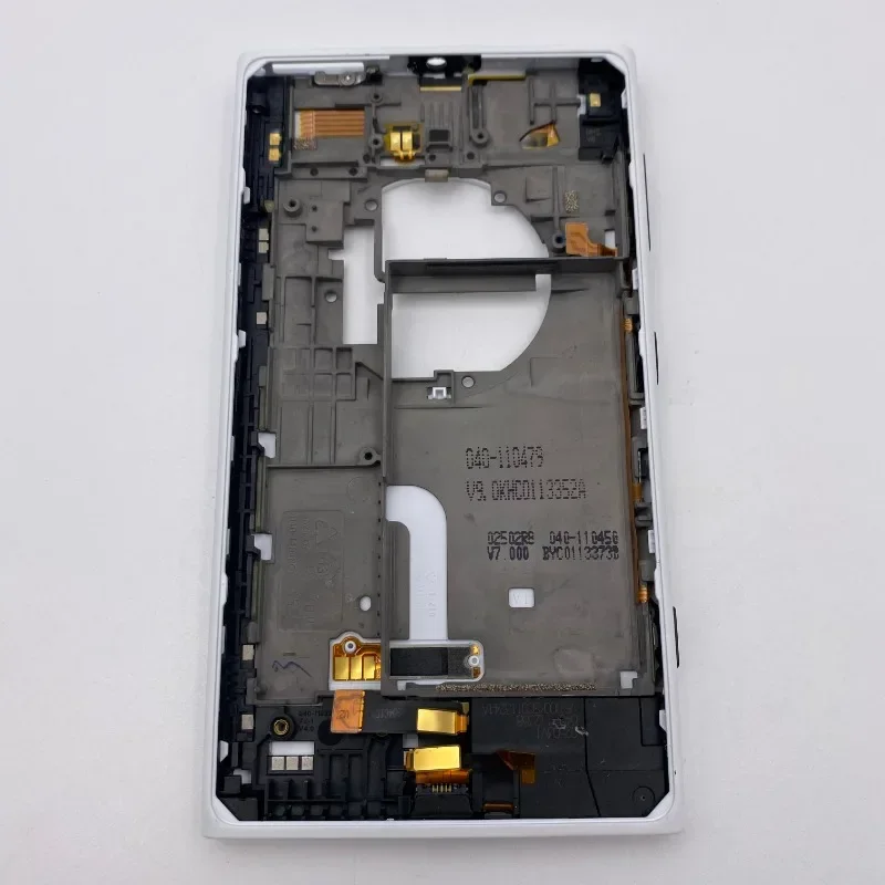 For Nokia Lumia 1020 Back Battery Cover Rear Door Housing with Power Volume Button+Charging Port Flex Cable