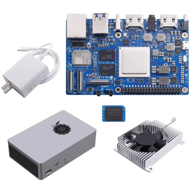 

Orange Pi AIpro 8-12 Tops AI Computing Power Processor 8GB/16GB LPDDR4X Mini PC Single Board Computer AI board kits