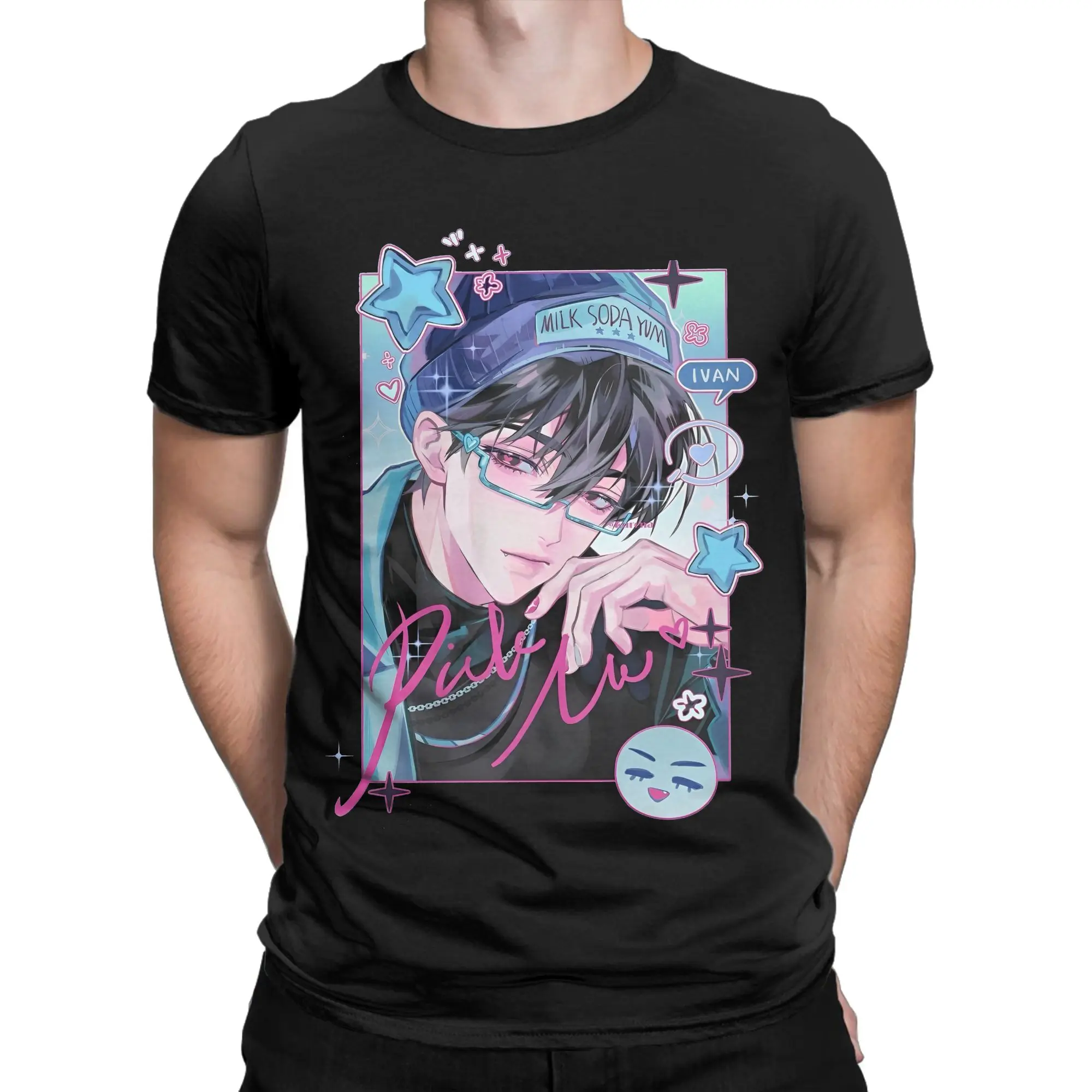 Vintage Alien Stage T-Shirts for Men Women Round Collar Cotton T Shirt Till Ivan Cartoon Short Sleeve Tee Shirt Big Size Clothes
