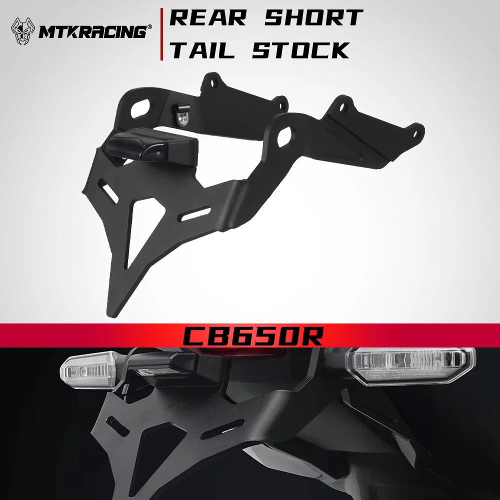 

For HONDA CBR650R CB650R2021 2022 2023 2024 2025 Motorcycle CBR650R Rear Short Tail Stock License Holder Tailstock Frame Bracket