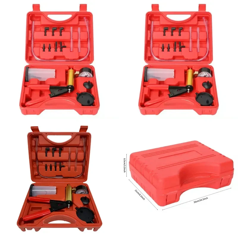 Cylinder Pressure Gauge Fuel Injection Test Tool Brake Fluid Replacement Detector Auto Maintenance Equipment