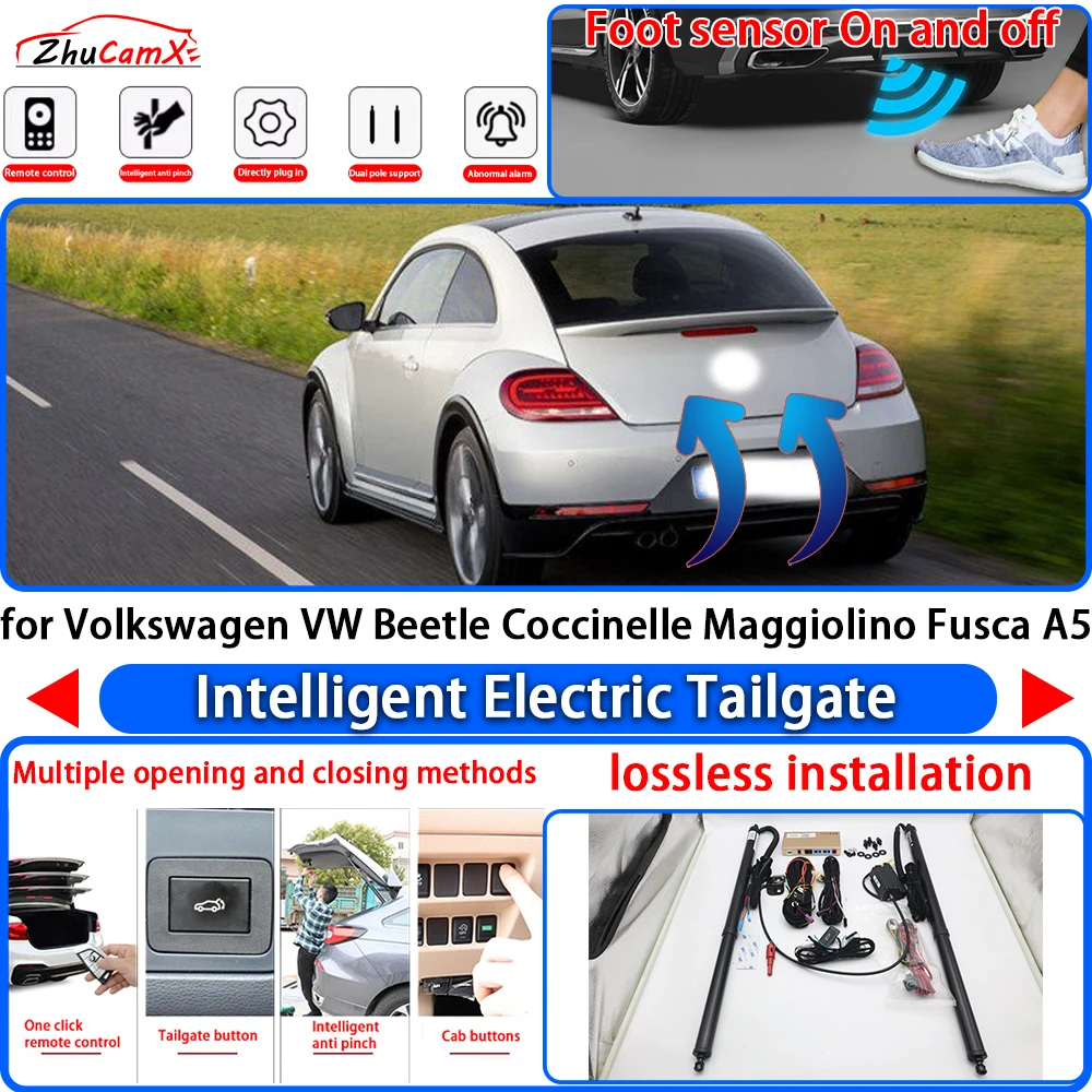 for Volkswagen VW Beetle Coccinelle Maggiolino Fusca A5 OEM Power Liftgate Trunk Electric Suction Tailgate Tail Gate Lift Strut