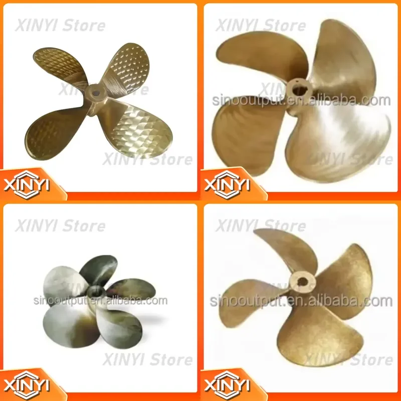 2026 Materials Bronze CU1 CU2 CU3 CU4 Inboard Marine Propeller for Boat Engine Propulsion System Replacement Part