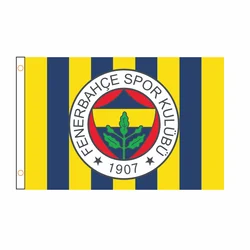 Free Design Turkey FC Fenerbahce SK Flag Banner 2ft*3ft 3ft*5ft Car Decoration Home QZ-026