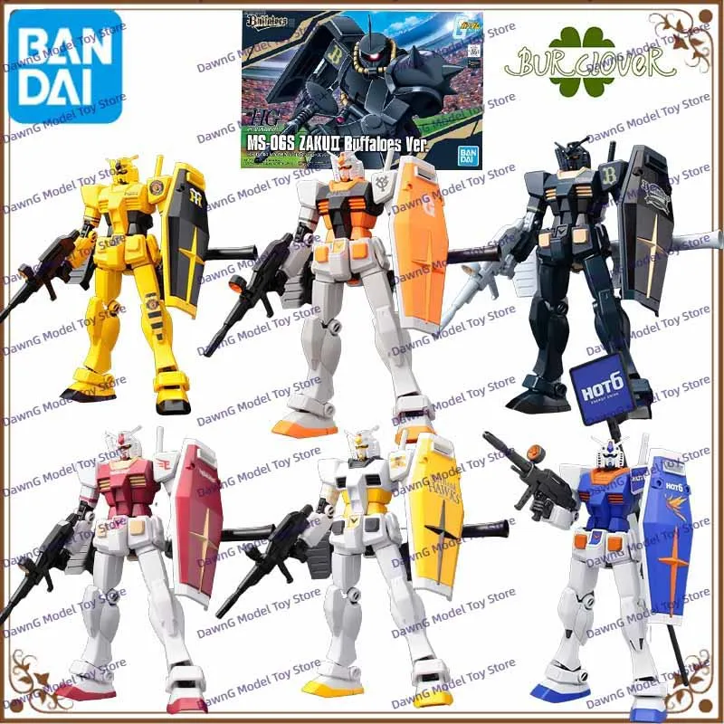 

Bandai Original GUNDAM HG Series ZAKU GUNCANNON TAKUYA KAI MODEL BLUE DESTINY UNIT2 Anime Action Figure Assembly Model Toys